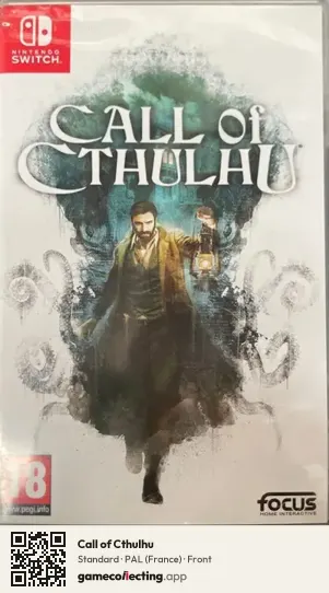 Call of Cthulhu Nintendo Switch, France box front