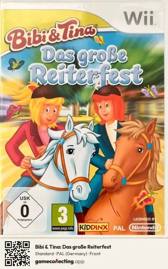 Bibi & Tina: Das große Reiterfest Nintendo Wii, Germany box front