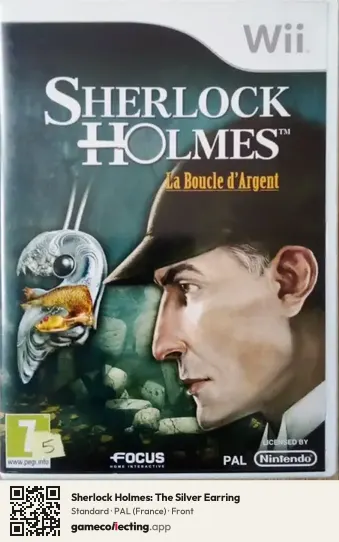 Sherlock Holmes: The Silver Earring Nintendo Wii, France box front