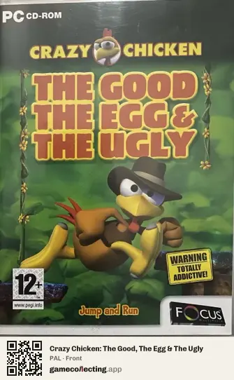 Crazy Chicken: The Good, The Egg & The Ugly Computer, PAL box front
