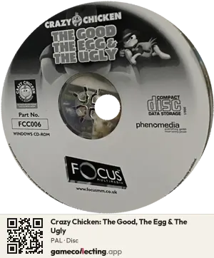 Crazy Chicken: The Good, The Egg & The Ugly Computer, PAL disc