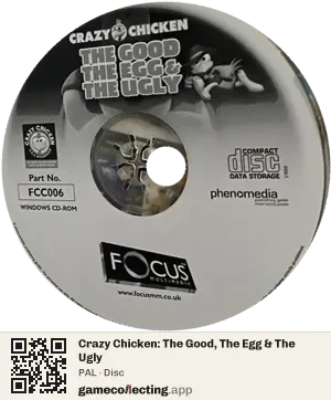 Crazy Chicken: The Good, The Egg & The Ugly Computer, PAL disc