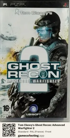 Tom Clancy's Ghost Recon: Advanced Warfighter 2 PlayStation Portable, France box front