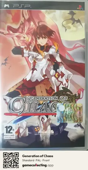 Generation of Chaos PlayStation Portable, PAL box front