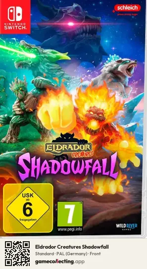 Eldrador Creatures Shadowfall Nintendo Switch, Germany box front