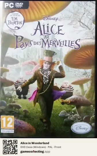 Alice in Wonderland Computer, PAL box front