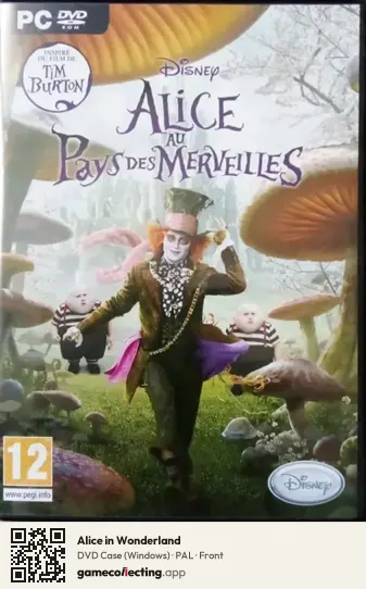 Alice in Wonderland Computer, PAL box front