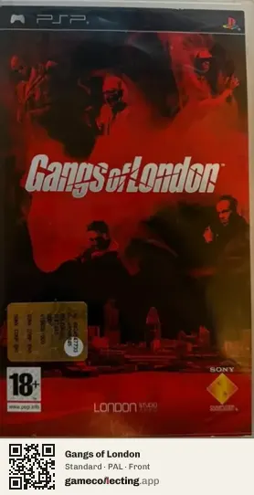 Gangs of London PlayStation Portable, PAL box front
