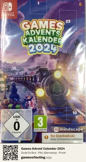 Games Advent Calendar 2024 Nintendo Switch, Germany box front