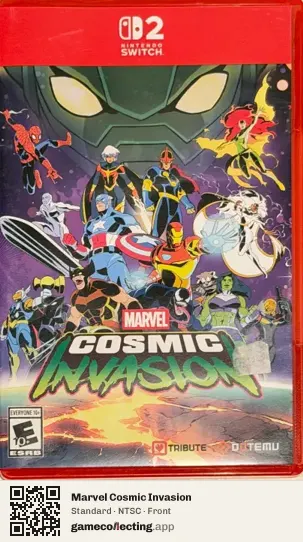Marvel Cosmic Invasion Nintendo Switch 2, NTSC box front