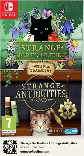 Strange Horticulture / Strange Antiquities Nintendo Switch, PAL box front