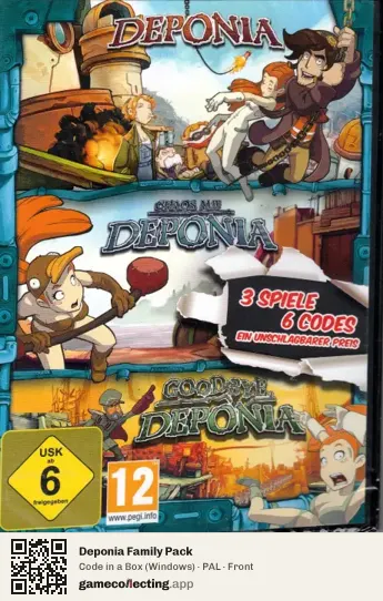 Deponia Family Pack Computer, PAL box front