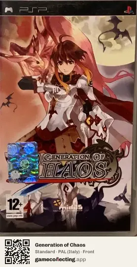 Generation of Chaos PlayStation Portable, Italy box front