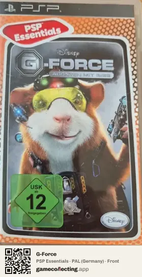 G-Force PlayStation Portable, Germany box front