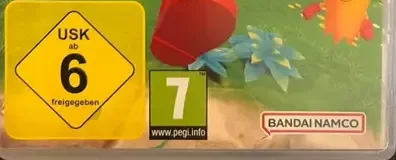 Pac-Man World 2 Re-Pac, the USK square on its front