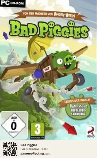 Bad Piggies Computer, Germany box front