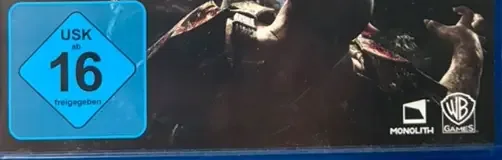 Middle-earth: Shadow of War, the USK square on its front