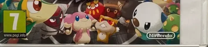 Pokémon Rumble Blast, the PEGI square on its front