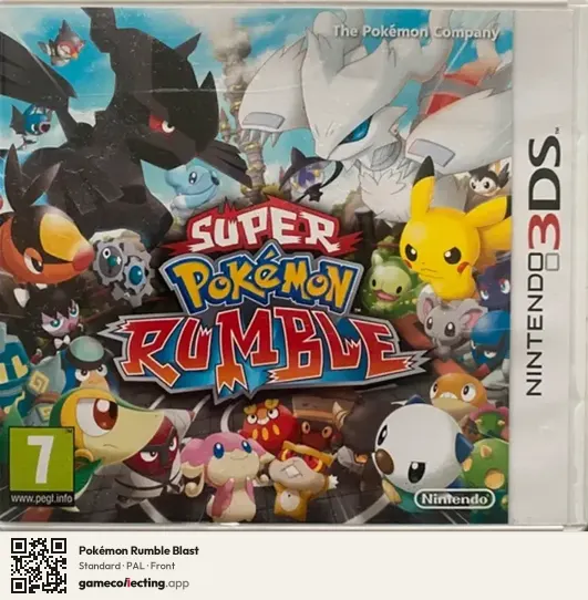 Pokémon Rumble Blast Nintendo 3DS, PAL box front