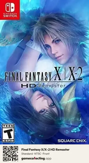Final Fantasy X/X-2 HD Remaster Nintendo Switch, NTSC box front