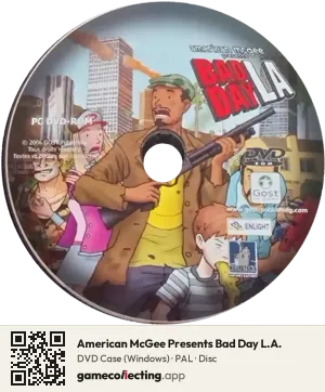 American McGee Presents Bad Day L.A. Computer, PAL disc