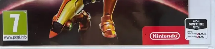 Metroid: Samus Returns, the USK square on its front