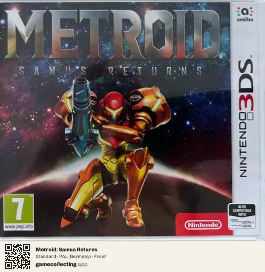 Metroid: Samus Returns Nintendo 3DS, Germany box front