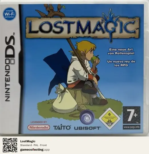 LostMagic Nintendo DS, PAL box front
