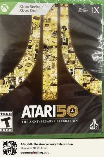 Atari 50: The Anniversary Celebration Xbox Series X, NTSC box front