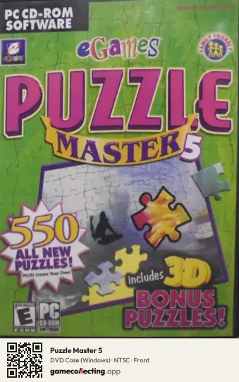 Puzzle Master 5 Computer, NTSC box front