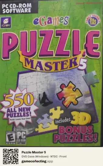 Puzzle Master 5 Computer, NTSC box front