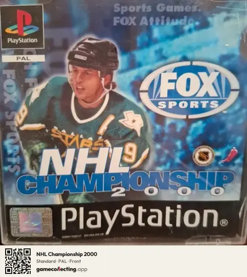 NHL Championship 2000 PlayStation, PAL box front