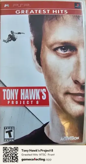 Tony Hawk's Project 8 PlayStation Portable, NTSC box front