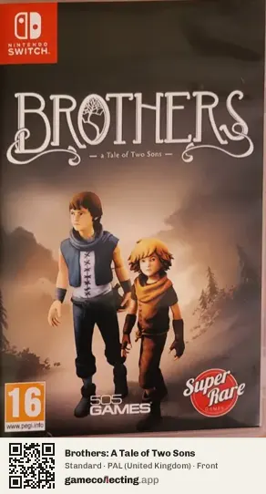 Brothers: A Tale of Two Sons Nintendo Switch, United Kingdom box front