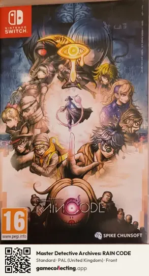 Master Detective Archives: RAIN CODE Nintendo Switch, United Kingdom box front