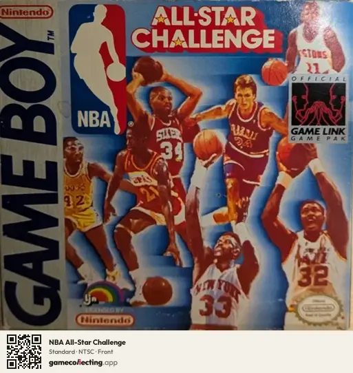 NBA All-Star Challenge Game Boy, NTSC box front