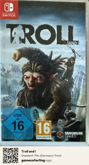 Troll and I Nintendo Switch, Germany box front