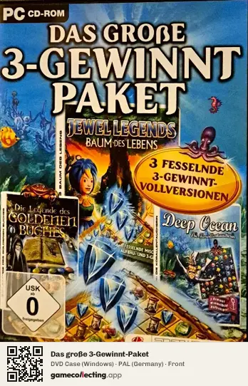 Das große 3-Gewinnt-Paket Computer, Germany box front