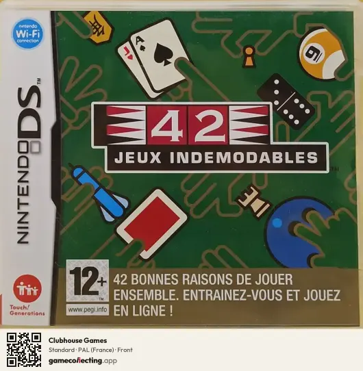 Clubhouse Games Nintendo DS, France box front