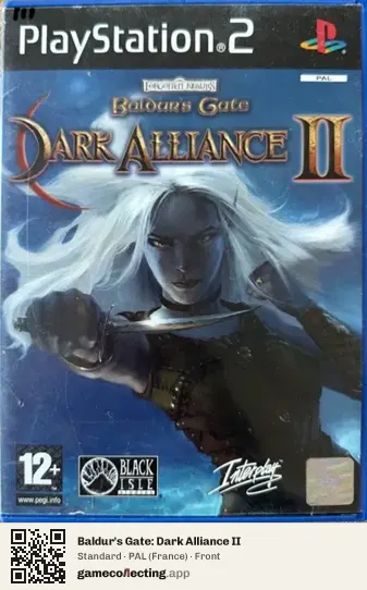 Baldur's Gate: Dark Alliance II PlayStation 2, France box front