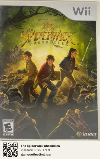 The Spiderwick Chronicles Nintendo Wii, NTSC box front
