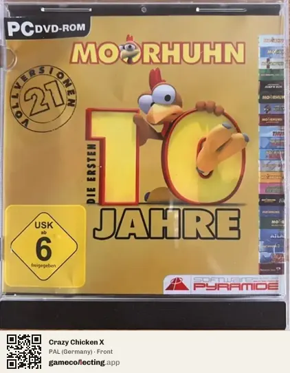 Crazy Chicken X Computer, Germany box front