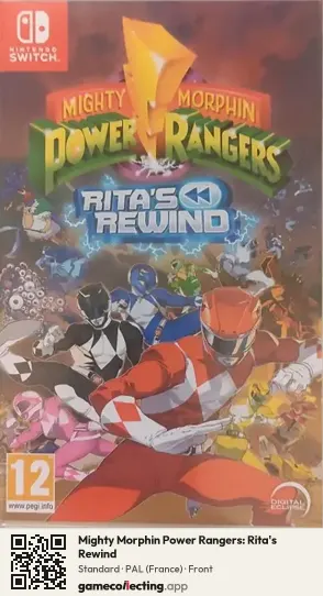 Mighty Morphin Power Rangers: Rita's Rewind Nintendo Switch, France box front