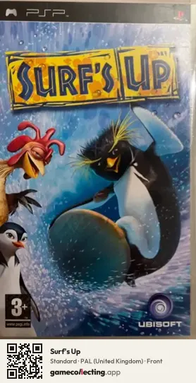 Surf's Up PlayStation Portable, United Kingdom box front