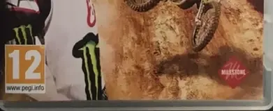 Monster Energy Supercross 2, the PEGI square on its front