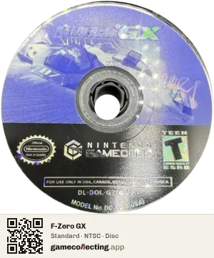 F-Zero GX Nintendo GameCube, NTSC disc