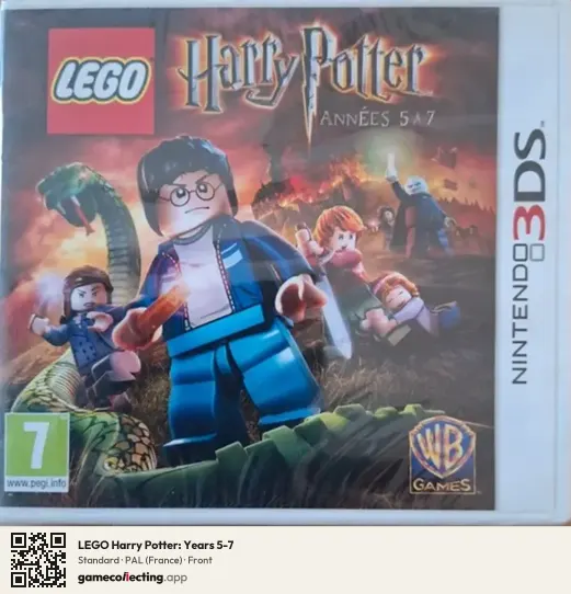 LEGO Harry Potter: Years 5-7 Nintendo 3DS, France box front