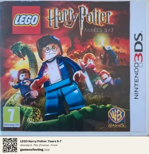 LEGO Harry Potter: Years 5-7 Nintendo 3DS, France box front