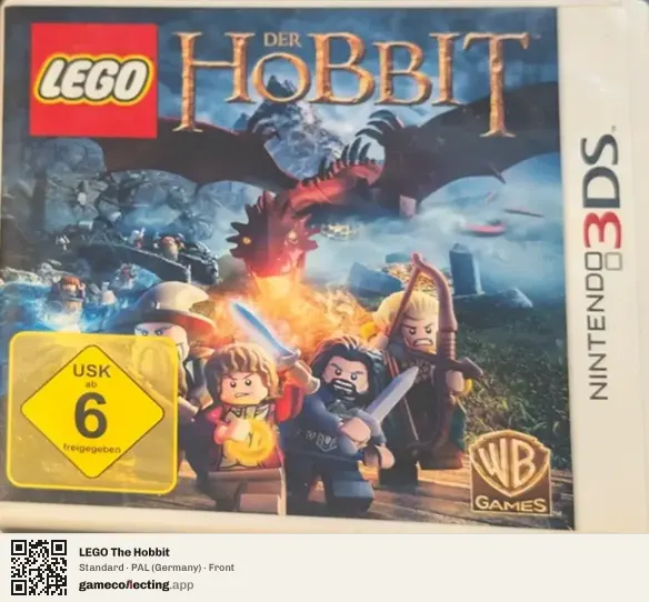 LEGO The Hobbit Nintendo 3DS, Germany box front