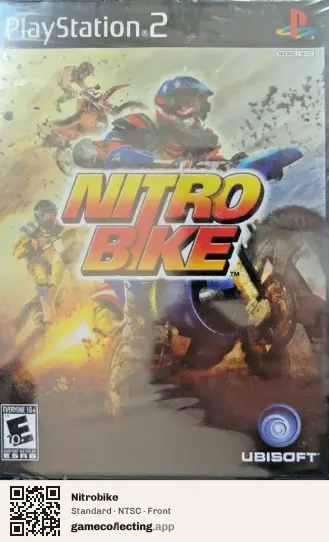 Nitrobike PlayStation 2, NTSC box front